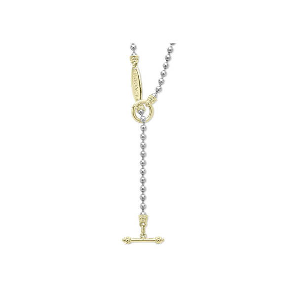 Two Tone Beaded Toggle Necklace Baxter's Fine Jewelry Warwick, RI