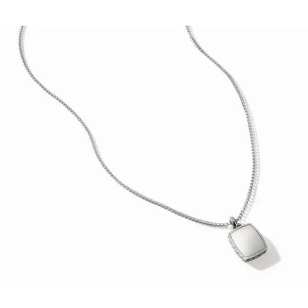 Sterling Silver Dog Tag Necklace Baxter's Fine Jewelry Warwick, RI