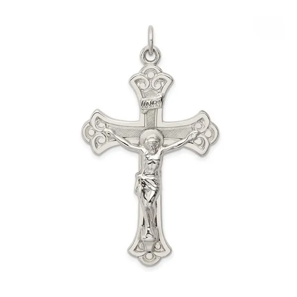 Sterling Silver INRI Crucifix Pendant Baxter's Fine Jewelry Warwick, RI