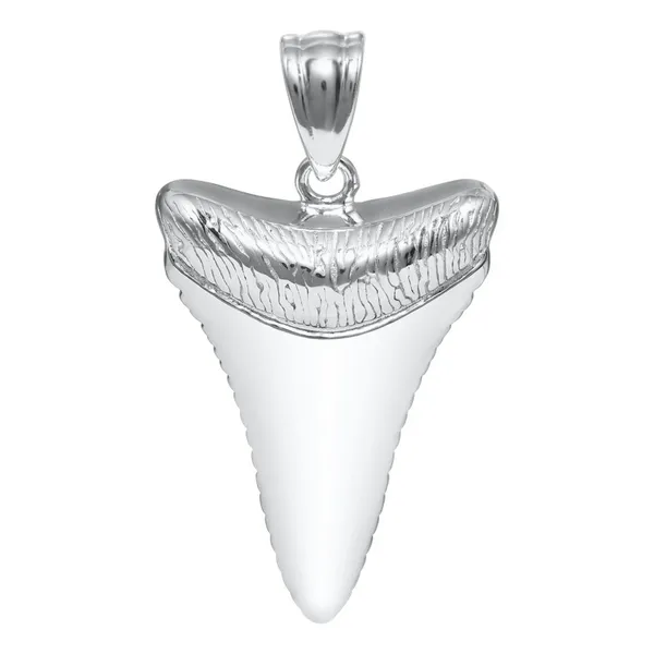 Sterling Silver Shark Tooth Necklace Baxter's Fine Jewelry Warwick, RI