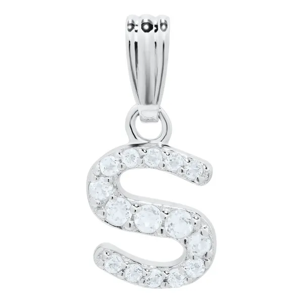 Sterling Silver Childrens Initial Necklace - S Baxter's Fine Jewelry Warwick, RI