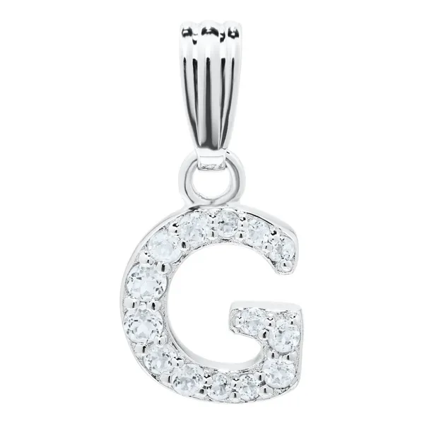 Sterling Silver Childrens Initial Necklace - G Baxter's Fine Jewelry Warwick, RI