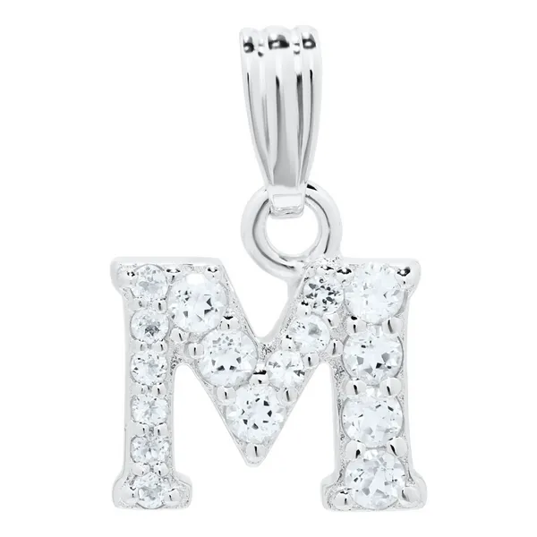 Sterling Silver Childrens Initial Necklace - M Baxter's Fine Jewelry Warwick, RI