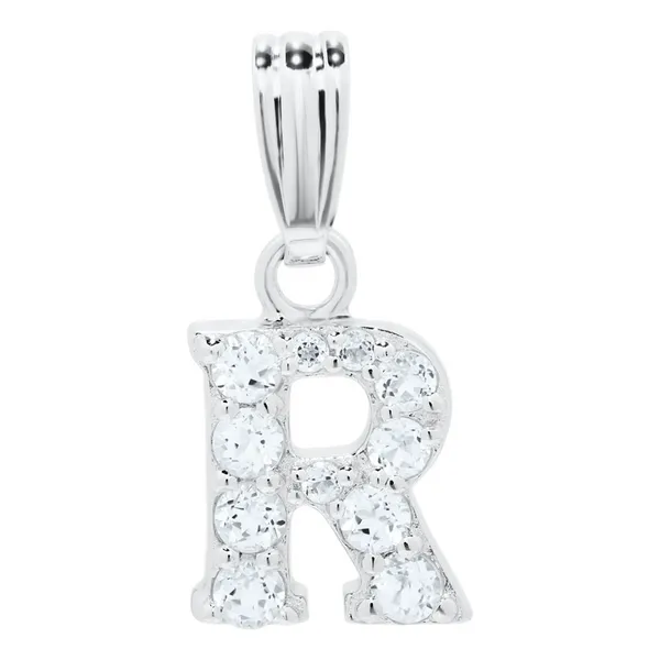 Sterling Silver Childrens Initial Necklace - R Baxter's Fine Jewelry Warwick, RI