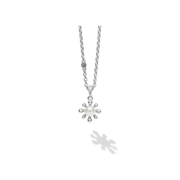 Fleur Pearl Pendant Necklace