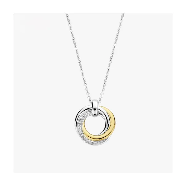 Triple Circle CZ Pendant