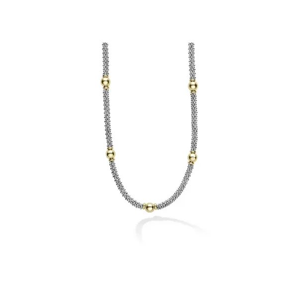 18K Gold Station Necklace Baxter's Fine Jewelry Warwick, RI