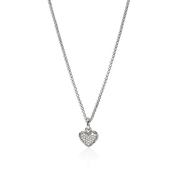 Jh Essential Heart Pendant Necklace Baxter's Fine Jewelry Warwick, RI