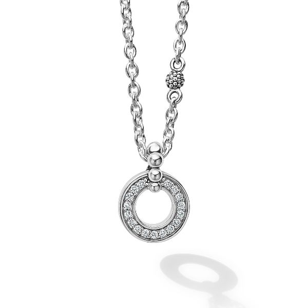 Diamond Circle Pendant Necklace Baxter's Fine Jewelry Warwick, RI