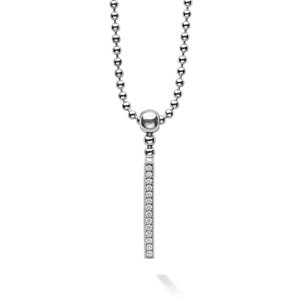 Linear Diamond Pendant Necklace Baxter's Fine Jewelry Warwick, RI