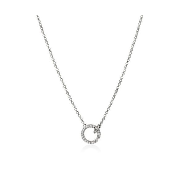JH Essential Pavé Necklace Baxter's Fine Jewelry Warwick, RI