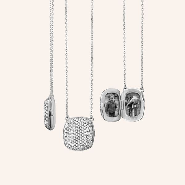 Slim Cushion Rae Locket Baxter's Fine Jewelry Warwick, RI