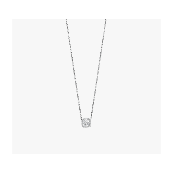 Classic Square CZ Necklace Baxter's Fine Jewelry Warwick, RI