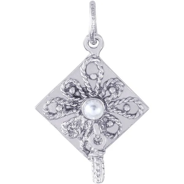 Graduation Cap with Pearl Charm similar item image