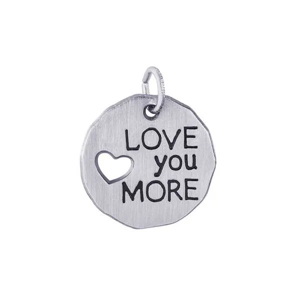 Love You More Tag Charm Baxter's Fine Jewelry Warwick, RI