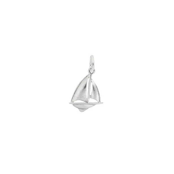 Sterling Silver Sloop Sailboat Charm Baxter's Fine Jewelry Warwick, RI