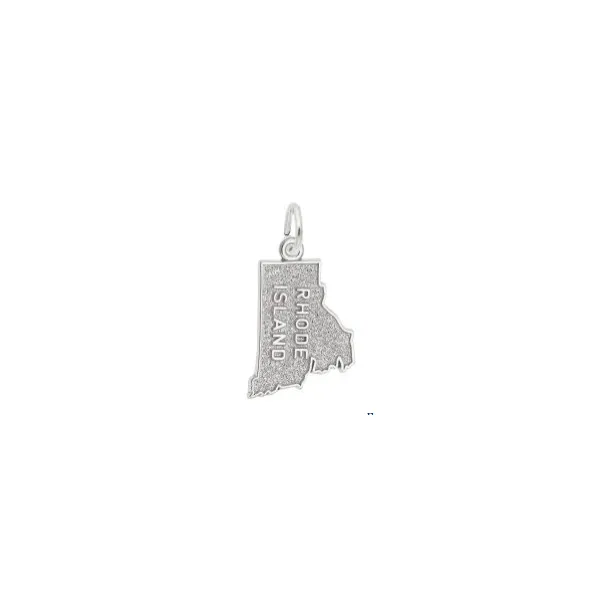 Sterling Silver Rhode Island Map Charm Baxter's Fine Jewelry Warwick, RI