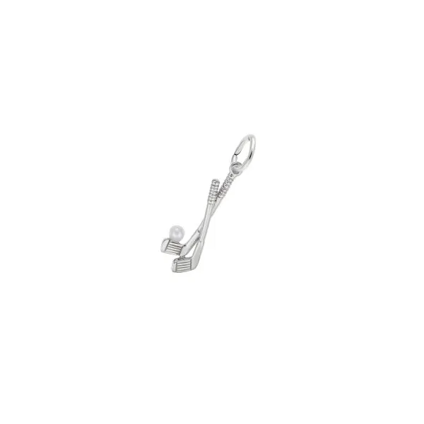 Sterling Silver Golf Clubs with Ball Charm Baxter's Fine Jewelry Warwick, RI