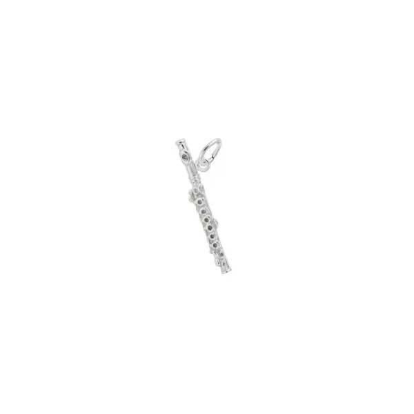 Sterling Silver Piccolo Instrument Charm