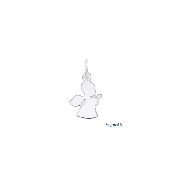 Sterling Silver Guardian Angel Charm