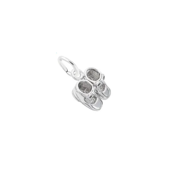 Sterling Silver Baby Booties Charm Baxter's Fine Jewelry Warwick, RI