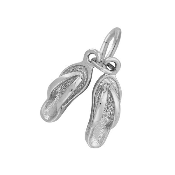 Pair of Flip Flops Accent Charm Baxter's Fine Jewelry Warwick, RI