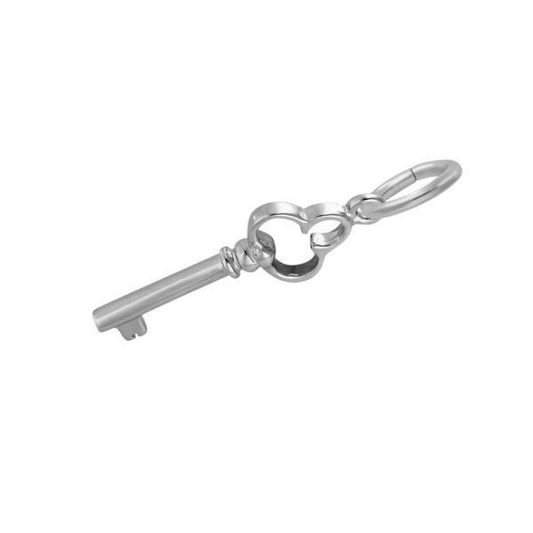 Antique Trefoil Key Accent Charm Baxter's Fine Jewelry Warwick, RI