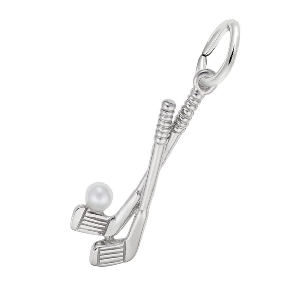 Golf Clubs with Ball Charm Baxter's Fine Jewelry Warwick, RI