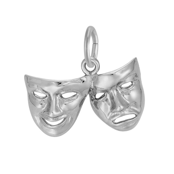 Comedy & Tragedy Masks Charm Baxter's Fine Jewelry Warwick, RI