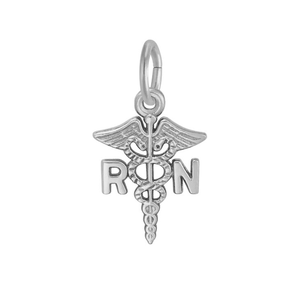 Small Rn Caduceus Charm Baxter's Fine Jewelry Warwick, RI