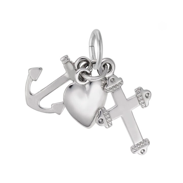 Faith, Hope, Charity Charm Baxter's Fine Jewelry Warwick, RI