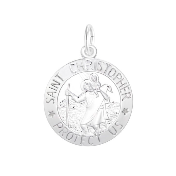 St. Christopher Disc Charm Baxter's Fine Jewelry Warwick, RI