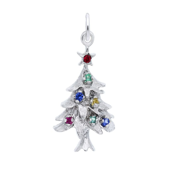 Christmas Tree with Ornaments Charm Baxter's Fine Jewelry Warwick, RI