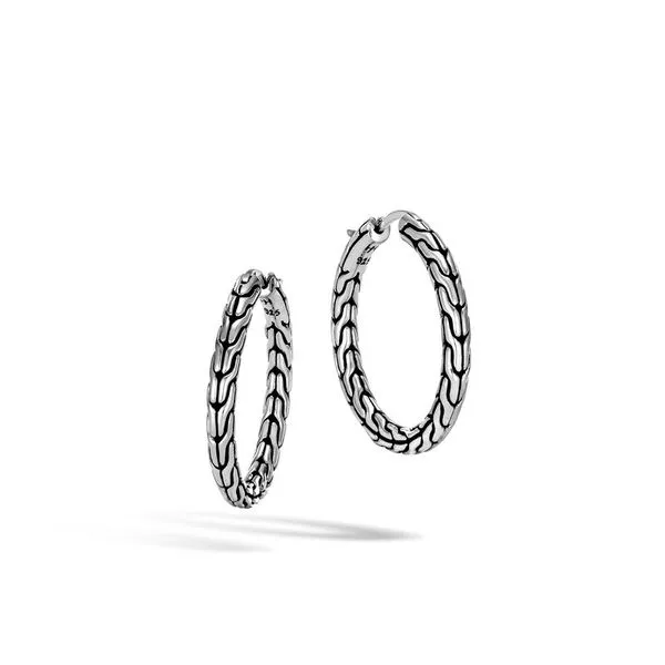 Classic Chain Medium Hoop Earring thumb image 1