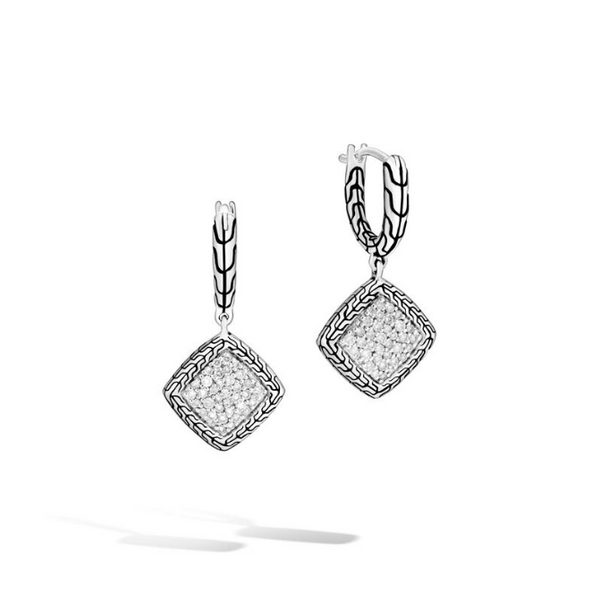 Classic Chain Drop Earring with Diamonds Baxter's Fine Jewelry Warwick, RI