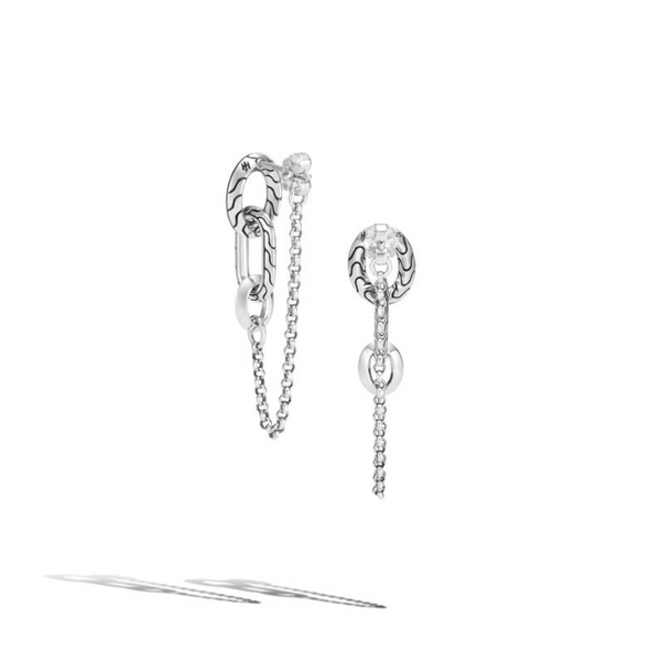 Remix Drop Link Earring Image 2 Baxter's Fine Jewelry Warwick, RI