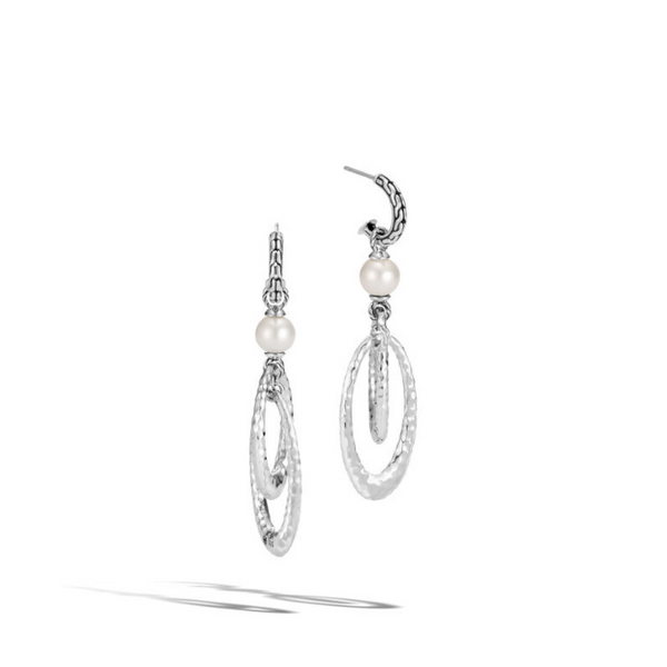 Palu Pearl Drop Link Earrings Baxter's Fine Jewelry Warwick, RI