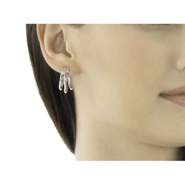 Small J Hoop Earring thumb image 2