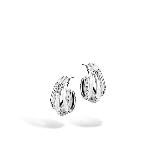 Small J Hoop Earring thumb image 1