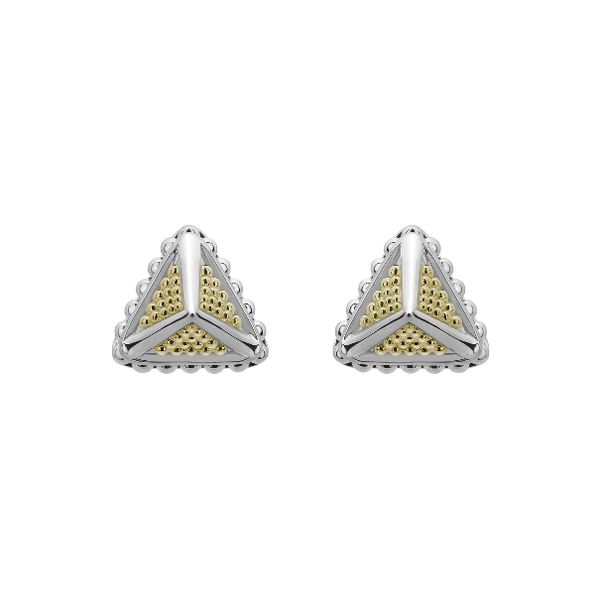 Caviar Pyramid Stud Earrings Image 2 Baxter's Fine Jewelry Warwick, RI