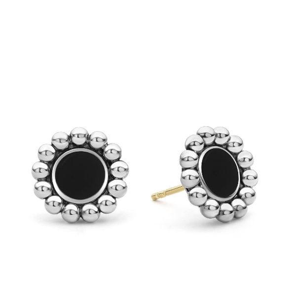 Onyx Caviar Stud Earrings Baxter's Fine Jewelry Warwick, RI