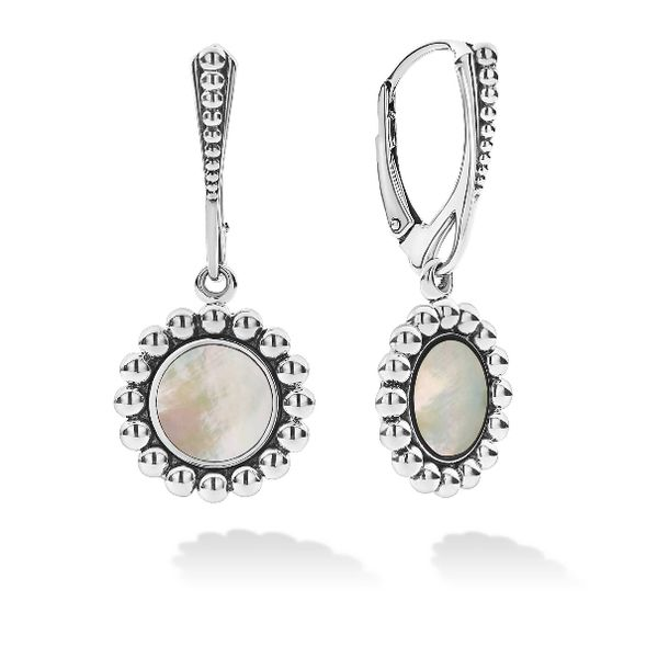 Mother of Pearl Dangle Earrings Baxter's Fine Jewelry Warwick, RI