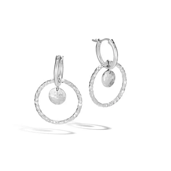 Hammered Interlink Drop Earring Baxter's Fine Jewelry Warwick, RI