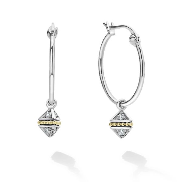Pyramid Diamond Drop Earrings Baxter's Fine Jewelry Warwick, RI
