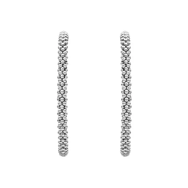 Caviar Hoop Earrings Image 2 Baxter's Fine Jewelry Warwick, RI