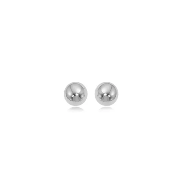 Sterling Silver 8mm Ball Stud Earrings Baxter's Fine Jewelry Warwick, RI