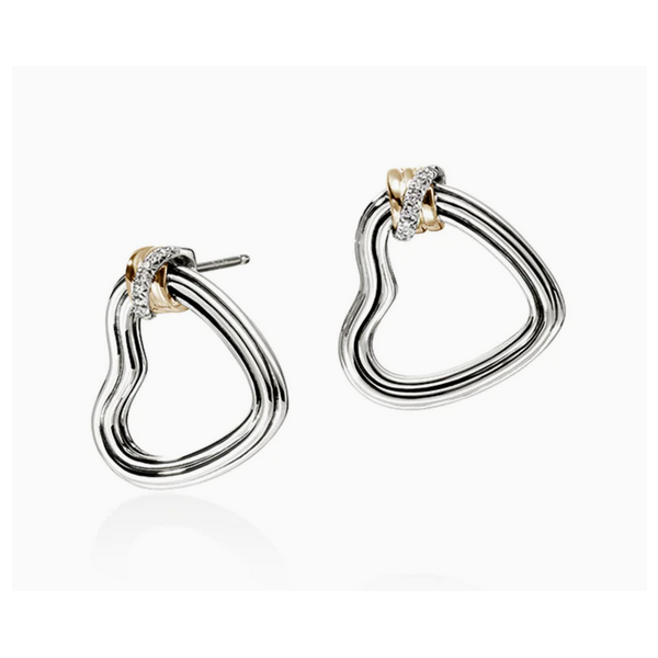 Bamboo Heart Earring Baxter's Fine Jewelry Warwick, RI