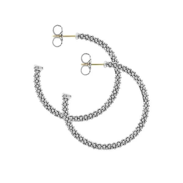 Caviar Hoop Earrings thumb image 3