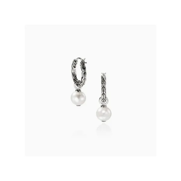Essential Pearl Hoop Earrings