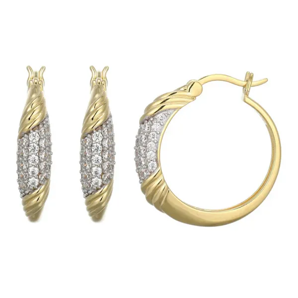 Aurora CZ Earrings Baxter's Fine Jewelry Warwick, RI